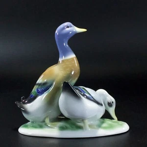 Ducks Figurine Vintage 1950s Bavarian Gerold Porzellan Grannycore EUC - Picture 1 of 14