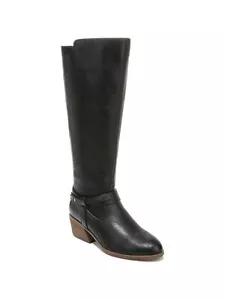 DR SCHOLLS Womens Black Wrap AStrap Liberate Almond Western Boot 8 M - Picture 1 of 4