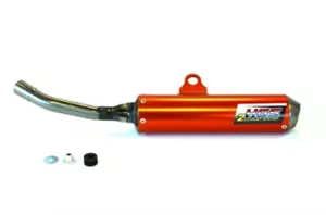 HGS Orange Steel Cap Silencer KTM SX125 sx 125 FITS 2019 TO 2022 - Picture 1 of 1