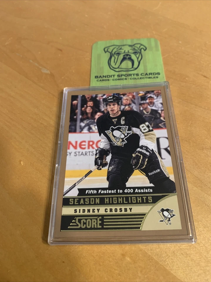 2013-14 Panini Score Gold Sidney Crosby #589 Season Highlights Pittsburgh Pens - Image 1 of 1