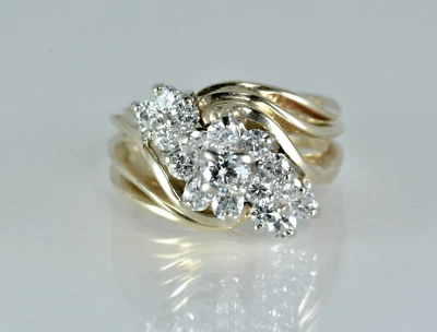 .82 ctw Round Cut Diamond with Halo Engagement Ring 14k Yellow Gold Lot 6 - Image 1 of 4