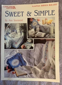 Sweet & Simple,1992 Leisure Arts Leaflet 2253,Ann Townsend,Cross Stitch Patterns - Picture 1 of 1