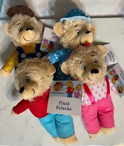 PBS Kids Berenstain Bears Complete Set Plushies, 8-in. Brand New With Tags!! - Picture 1 of 3