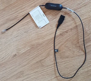 Jabra GN1200 Câble connectique pour casque Noir Quick Disconnect vers RJ9 - Afbeelding 1 van 3