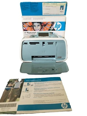 HP Photosmart A526 Digital Compact Photo Printer Boxed UNTESTED  For Parts - Image 1 of 4