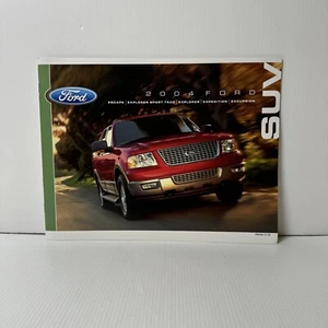 2004 Ford Escape Excursion Expedition Explorer 24-page Sales Brochure Catalog - Picture 1 of 3