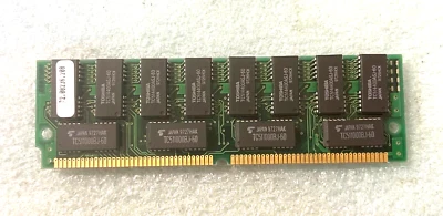 24 CHIP DOBLE 72 PIN SIMM TOSHIBA TC514400ASJ-60 70.0023.006 RM2-54A-23 Foto 1 de 2