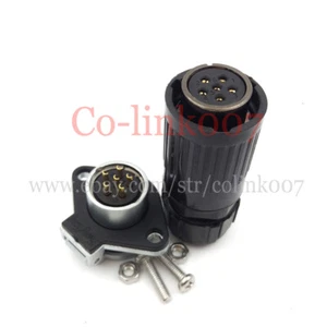 IP67 6pin Waterproof Connectors,Industrial Electric Aviation Auto Power Plug 15A - Picture 1 of 7
