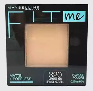 Maybelline FITME Face Powder #320 Natural Tan Color Soft-Matte Finish NEW - Picture 1 of 3