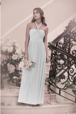 lipsy bridal petite diamanté bardot maxi dress