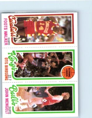 1980-81 TOPPS FOOTS WALKER/OTIS BIRDSON/JOHN MENGELT CAVALIERS/KINGS/BULLS - Image 1 of 2