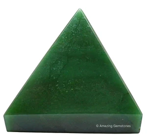 Green Aventurine Crystal Pyramid Collection - Picture 1 of 12