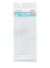 20 Ct CLEAR Way To Celebrate Treat Party Bags With Twist Ties Clear Cellophane 