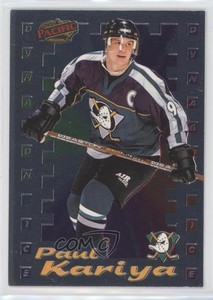 1998-99 Pacific Dynagon Ice Inserts Paul Kariya #1 HOF
