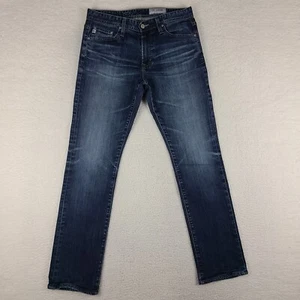 AG Adriano Goldschmied Jeans Mens 31x31 Blue The Everett Slim Straight Dark Wash - Picture 1 of 12
