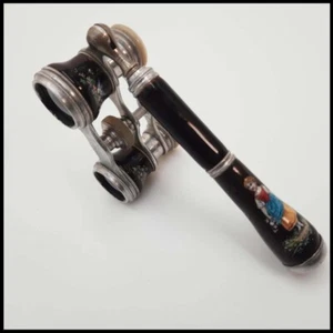 Binocolo da teatro smalti policromi Francia fine XIX secolo - Foto 1 di 3