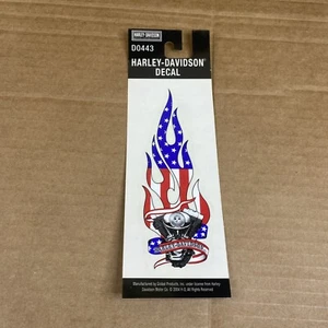 Harley Davidson 2004 Flaming Motor USA bandiera V-Twin articolo fuori produzione USA - Foto 1 di 7