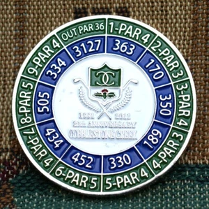 Invit para hombre COBBLESTONE CREEK 20 aniversario 2011. Moneda de puntuación chapada en oro de 13⁄4 - Imagen 1 de 2