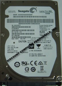 320GB 2.5" 7mm 7200RPM 6GB/S SATA III Seagate ST320LM010 Hard Drive Tested Good - Picture 1 of 1