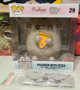 Funko Pop 29 Pusheen with Pizza 10" Exclusive Figure with Bonus Pool Float - Picture 1 of 9