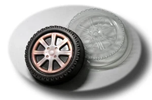 TIRE MOLD, Soap Mold, Bath Bomb Mold, Chocolate, Car Theme Fondant Mold, Auto, - Picture 1 of 1