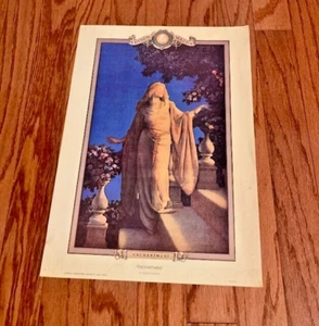 Maxfield Parrish Enchantment Edison Mazda Vintage Art Print 19 1/2" X 14" - Picture 1 of 1