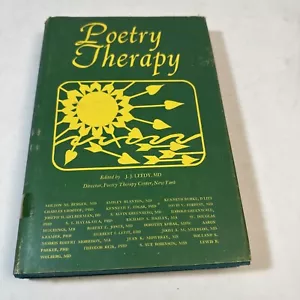 Poetry Therapy by Jack J. Leedy 1969 Hardcover – Vintage Psychotherapy Book - Picture 1 of 15