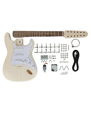 Haze ST1012SDIY Solid Basswood 12-String Electric Guitar DIY Kit, No-Soldering - Bild 1 von 4
