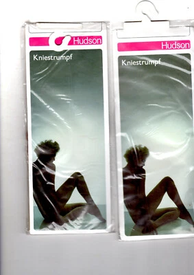 3 Paar Fein-Kniestrümpfe - Hudson - Gr. 39-42 in verschiedenen Farben  gemustert - Bild 1 von 4
