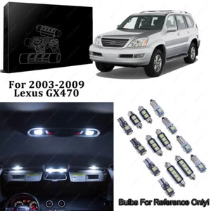 Super White 18pcs Interior LED Light Kit for 2003-2009 Lexus GX470 + Free Tool - Picture 1 of 7