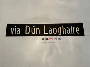 Via Dun Laoghaire - F811 Dublin Bus Destination Blind 35" Irish Gift - Picture 1 of 12