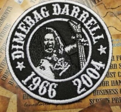 EMBROIDERED RIP DIMEBAG ROCK BAND PATCH (Please Read Ad) - Image 1 of 3
