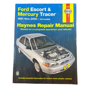 Haynes Ford Escort & Mercury Tracer 1991-2000 All Models Repair Manual 36020  - Picture 1 of 5