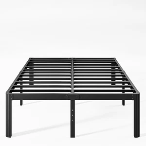16 Inch High Platform Queen Bed Frame No Box Spring Needed, Metal Bed Frame Quee - Picture 1 of 6