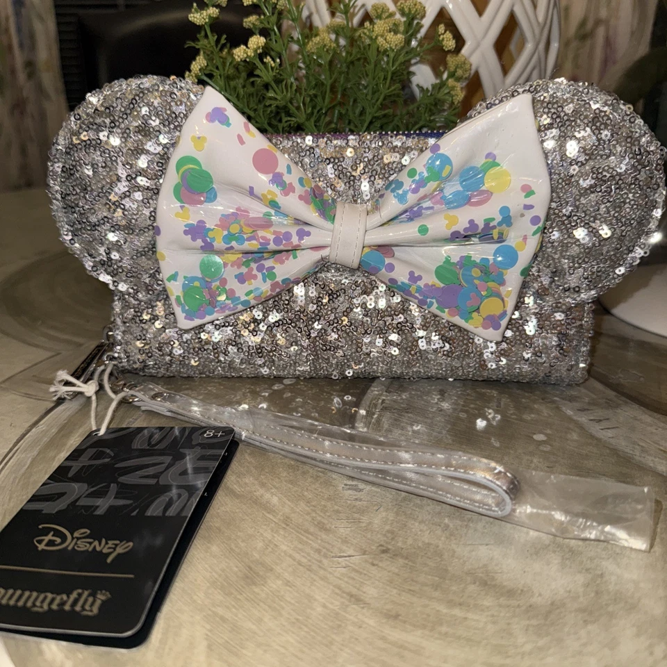 Loungefly Disney Mickey Mouse and Friends Birthday Celebration Zip Standard  - Image 1 of 4