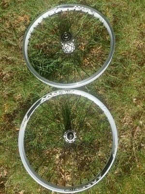 Onyx 3/8 Hubs with Envy Rims Fresh Build and Unused Since. Hubs Are Used. Nice - Image 1 of 2