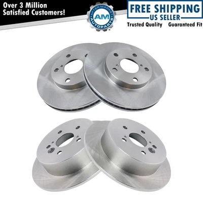 Front & Rear Brake Rotors Set For 2004-2005 Toyota RAV4 - Image 1 of 4