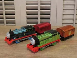 Thomas & Friends Trackmaster Train CELEBRATION THOMAS & PERCY Metallic 75th - Bild 1 von 22