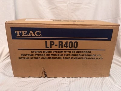 Teac LP-R 400 Turntable, Record player, Cd Recorder and Radio + OG Packaging - Image 1 of 4