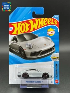 Hot Wheels 2026 Mainline Factory Fresh Porsche 911 Carrera T Gray #15 - Picture 1 of 2