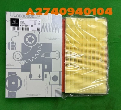 NEW MERCEDES BENZ C W205 AIR FILTER INSERT A2740940104 OEM - Image 1 of 4