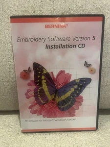 Bernina Embroidery Software 5 Installation Replacement CD  (No Dongle) Win XP - Picture 1 of 3