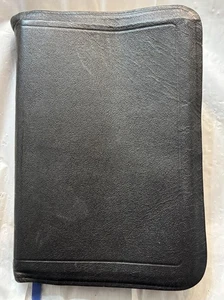 Neue Analytische Indexierte Ausgabe Heilige Bibel KJV Marokko Leder 1966 mit Konkordanz - Bild 1 von 11