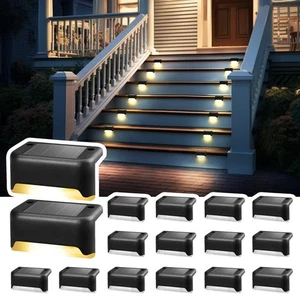 Solpex Luci solari per esterni 16 pezzi luci a LED impermeabili per scale - Foto 1 di 24