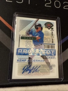 2024 Panini Prospect Edition Kemp Alderman #127 Signatures Auto Marlins - Picture 1 of 4