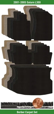 Juego de alfombrillas bereber personalizadas Lloyd para Saturn L300 2001-2005 (5 piezas) #119W Foto 1 de 4