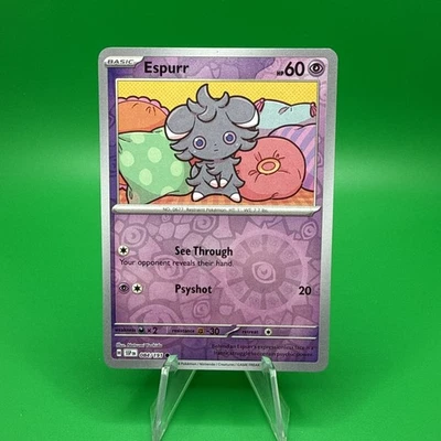 Espurr 084/191 Sv08: Surging Sparks Reverse Holo. Pokemon. D32 - Image 1 of 2