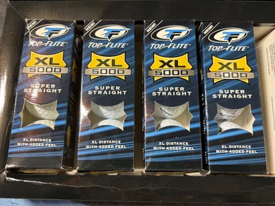 Top Flite XL 5000 SUPER STRAIGHT Golf Balls 12 pack - New - Image 1 of 4