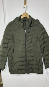 Abrigo chaqueta acolchada 32 Degrees Heat para mujer con capucha verde oliva talla XXL - Imagen 1 de 8