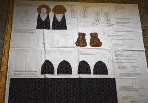 VIP Cranston Once Upon a Time Goldilocks Storybook Doll Cut & Sew Fabric Panel - Picture 1 of 4